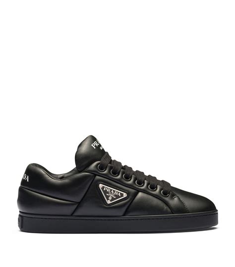 prada sneakers brown|prada black sneakers nappa.